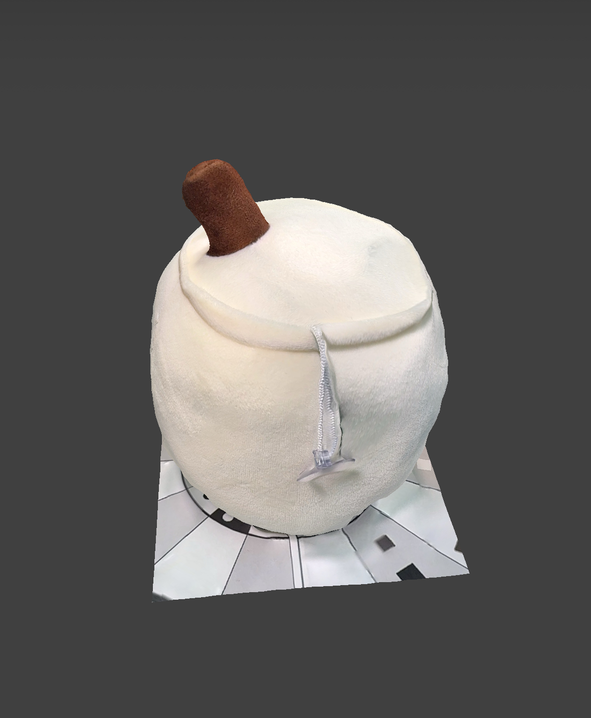 3D scan of bubble tea plushie.