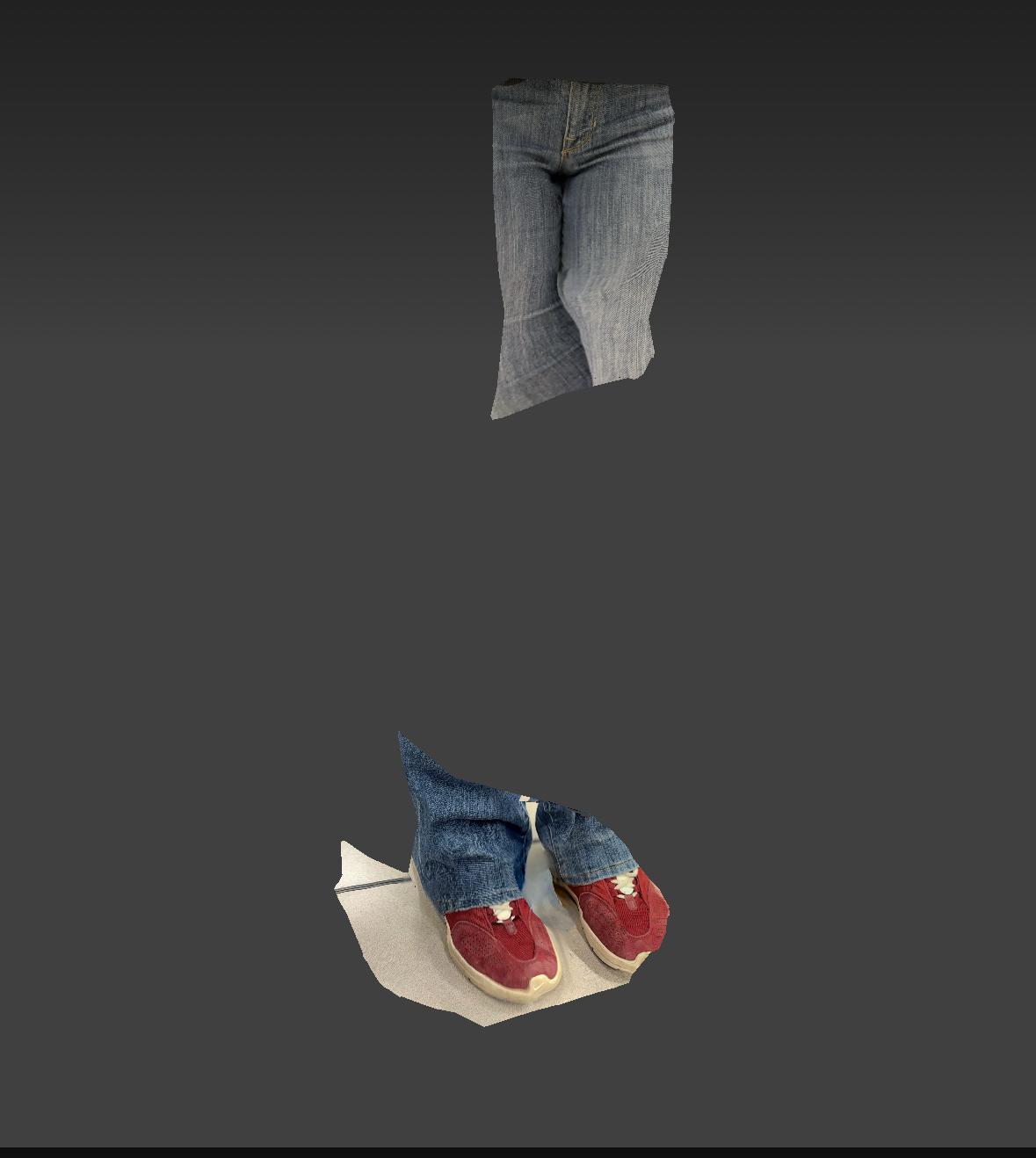 3D complete scan - trying to scan myself.